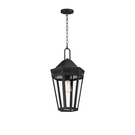 Maxim Lighting Oxford Outdoor 1-Light Pendant, Black 30596CLBK